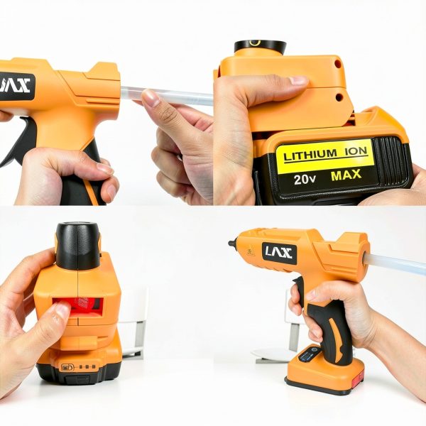 Dewalt 20v Battery Glue Gun L1NXIXI ABS Material-4