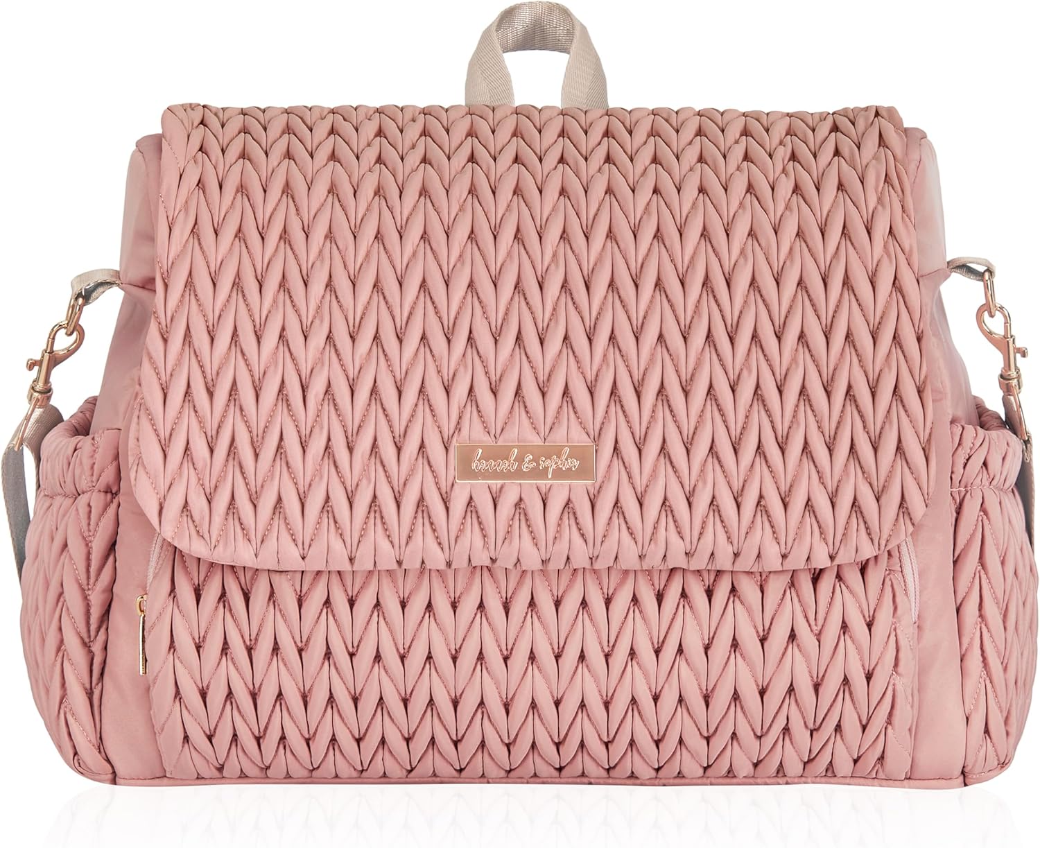 Dream On Me Convertible Diaper Bag in backpack mode
