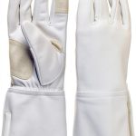 Fencing Gloves ThreeWOT Adjustable White Adult-0