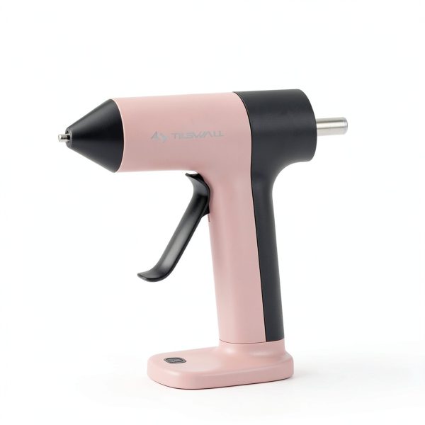 TILSWALL Cordless Mini Hot Glue Gun Pink-1