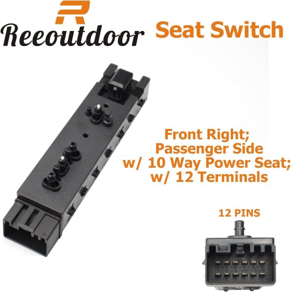 Reeoutdoor Power Seat Switch Front Driver Black-1