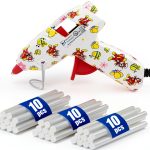 GENGHIS Mini Hot Glue Gun Yellow 15W Craft Tool-0