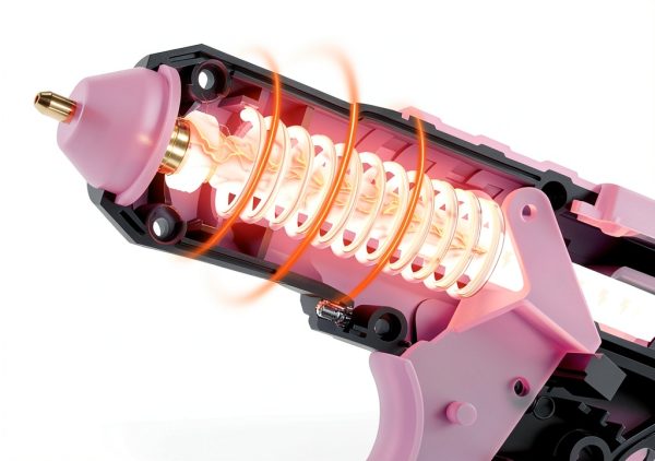 EZARC 12V Glue Gun Pink Trigger-1