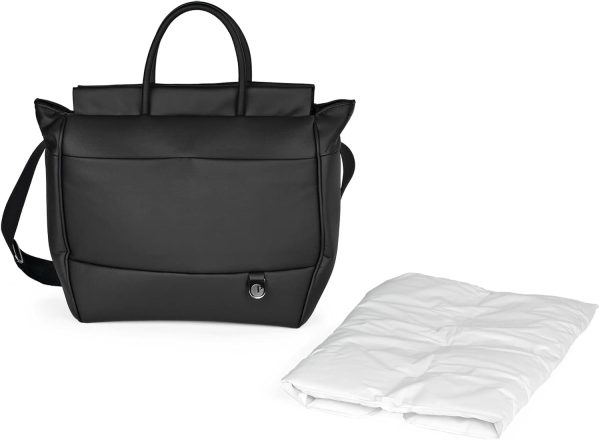 Peg Perego Baby Diaper Bag Black Shine-1
