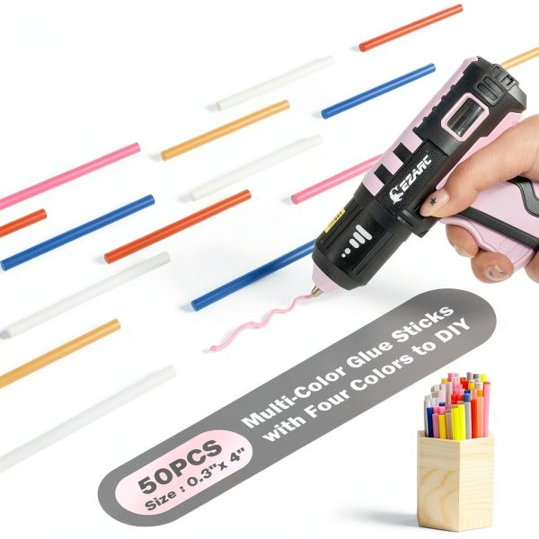 EZARC 12V Glue Gun Pink Trigger-5