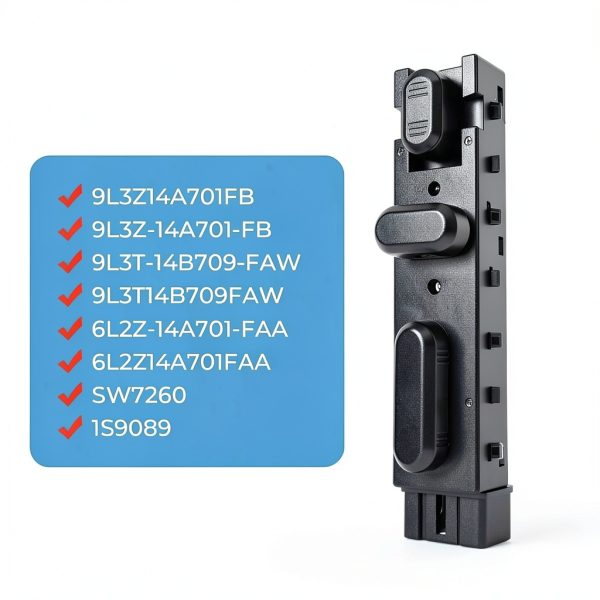 Generic 12V 5A Push Button Switch for Ford Edge-1