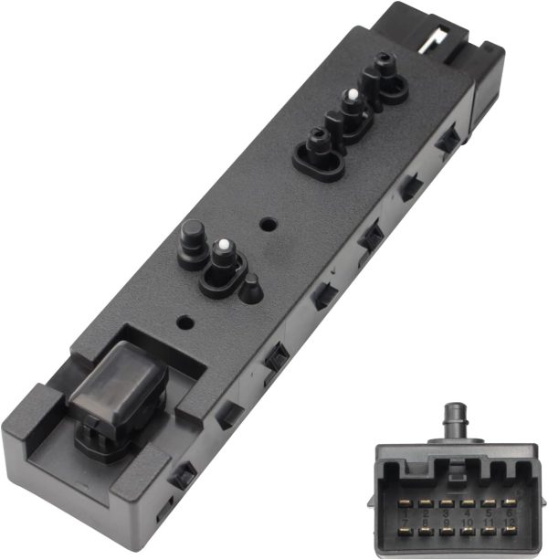 Reeoutdoor Power Seat Switch Front Driver Black-0