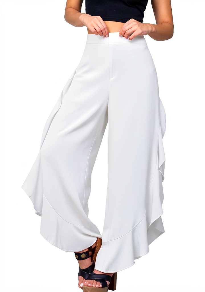 DAZLOR women’s cargo pants displayed on a wooden travel bench with yoga mat and passport nearby