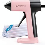 TILSWALL Cordless Mini Hot Glue Gun Pink-0