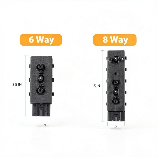 Power Seat Switch RLP Electrical 6 Way Rotary-4