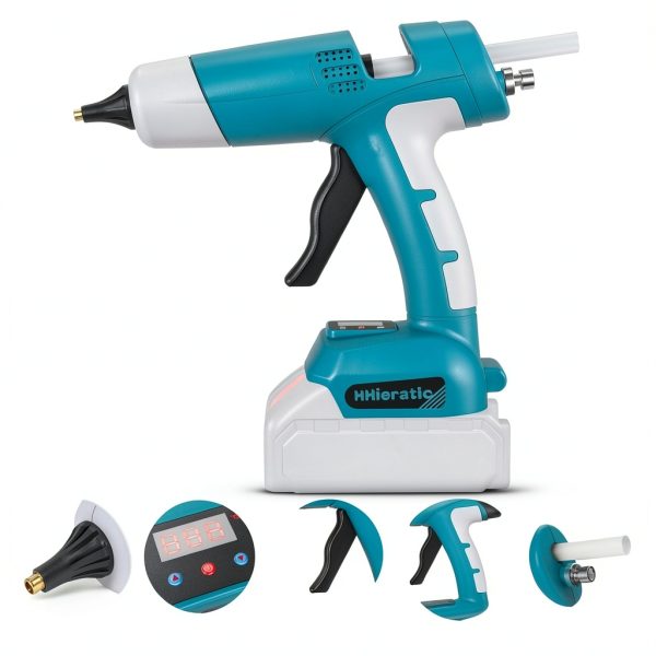 Cordless Hot Glue Gun HHieratic 20V Plastic Design-1