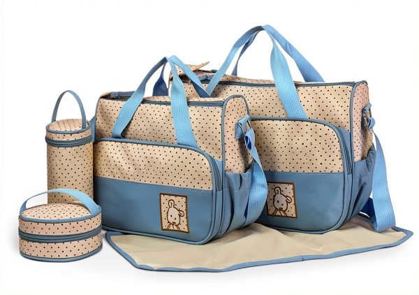 Wedhapy Baby Diaper Bag Water-Resistant Polyester-1