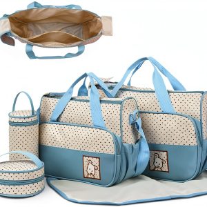 Wedhapy Baby Diaper Bag Water-Resistant Polyester-0