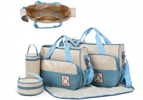 Wedhapy Baby Diaper Bag Water-Resistant Polyester-0