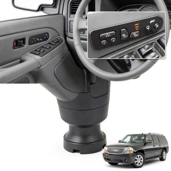 TOP-MAX Heated Seat Switch Black PlugIn Design-1