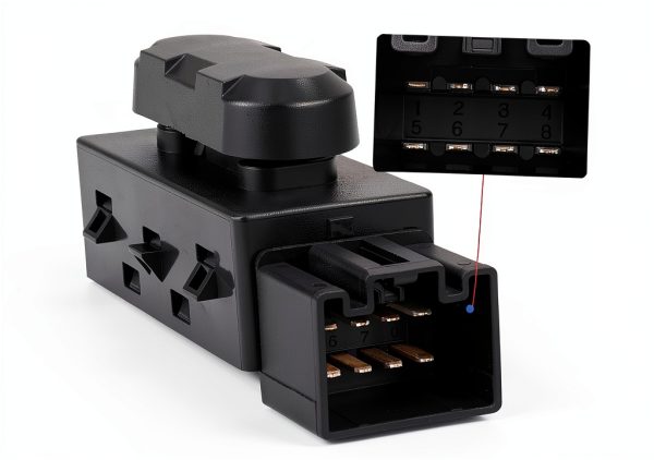 Power Seat Switch Obaee Black 6Way Plug In for Ford Vehicles-3