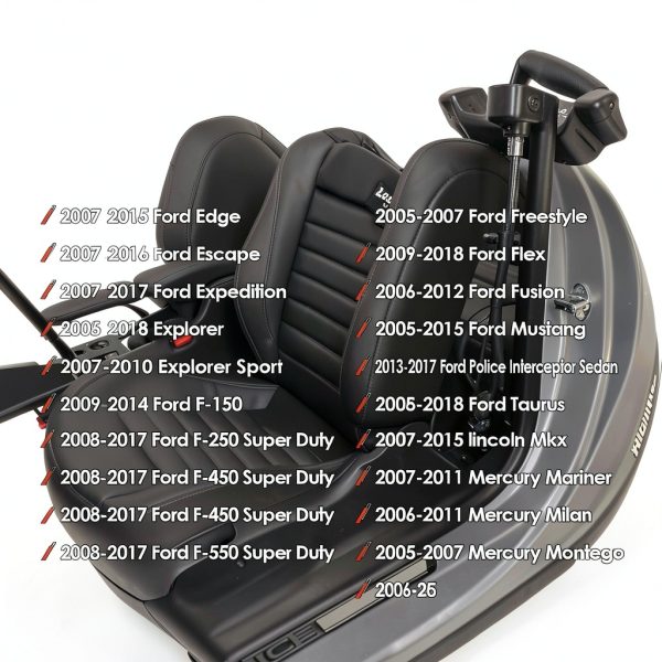 Power Seat Switch ATRACYPART AP-QKG28 Black for Ford Vehicles-1