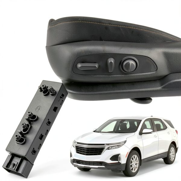 Power Seat Switch Driver Side Black TOP-MAX for Buick Chevrolet GMC-7