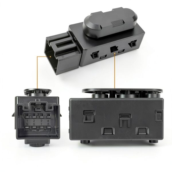 Power Seat Switch ATRACYPART AP-QKG28 Black for Ford Vehicles-3