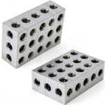 Raseparter Tool Steel Gage Block Set 2x4x6 Inches 23 Holes-0