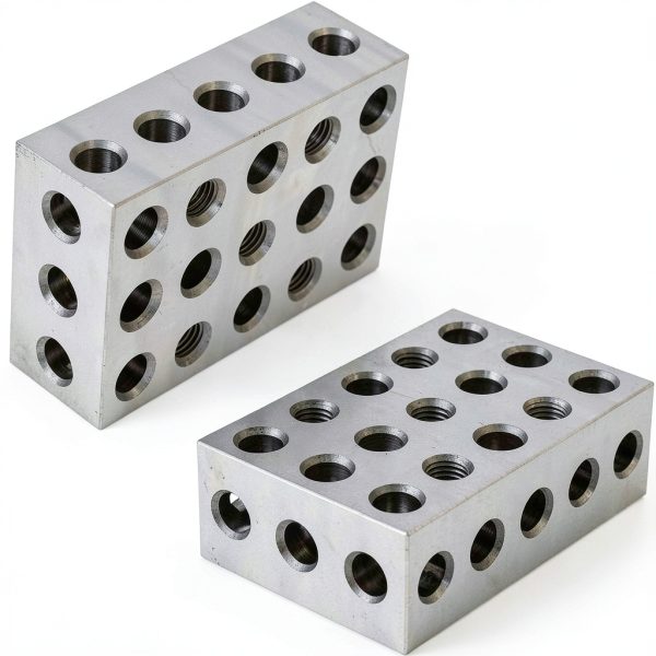 Raseparter Tool Steel Gage Block Set 2x4x6 Inches 23 Holes-0