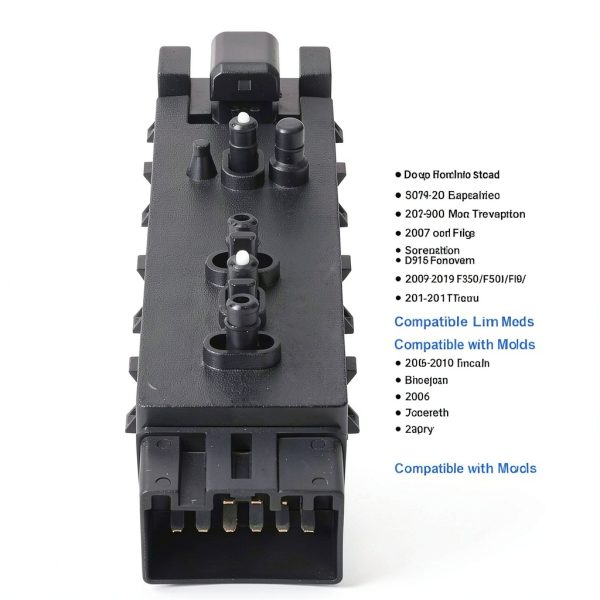 Obaee Power Seat Switch for Ford Vehicles Black 12V 5A Blade Connector-1