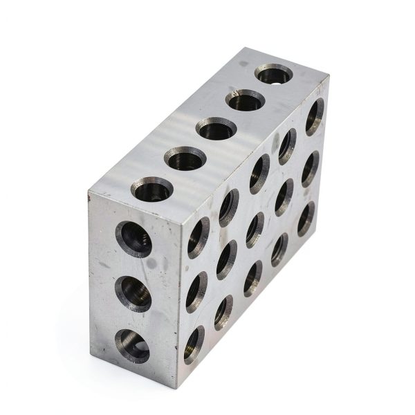 Raseparter Tool Steel Gage Block Set 2x4x6 Inches 23 Holes-4