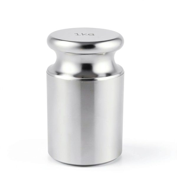 Calibration Weights 2pcs 1000g Steel Chrome by MUKCHAP–Rust‑Resistant-1