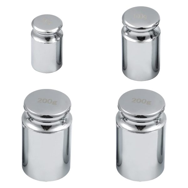 Calibration Weight Set Utoolmart 4pcs 200g 100g 50g Precision Steel-0