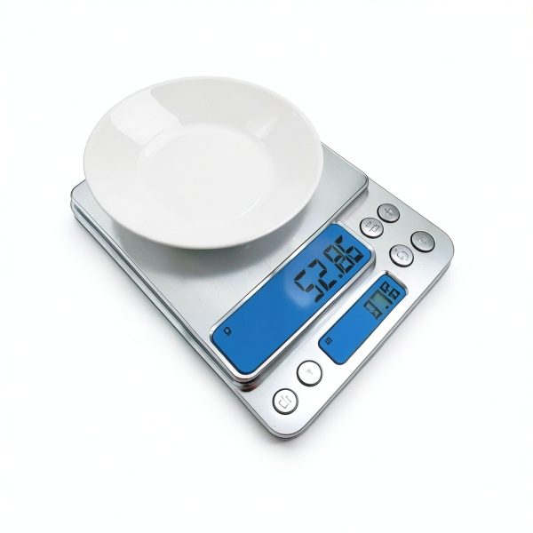 2 Pack Digital Gram Scale 500g/0.01g, Portable Jewelry Food Scale with 20g Calibration Weight Accessories, Tweezers, LCD Display High Precision Kitchen Multifunctional Stainless Steel-1