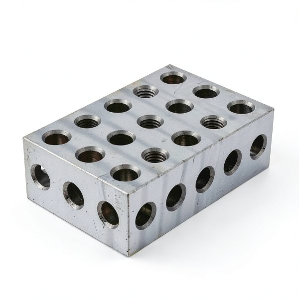Ultra Precision 2 x 4 x 6 Inch Blocks 23 Holes Accuracy 0.0002 Inch Suitable for Milling Machines for Setup, Layout and Inspection Jobs 1 Pairs-3