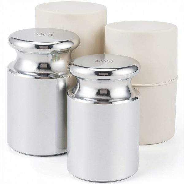 Calibration Weights 2pcs 1000g Steel Chrome by MUKCHAP–Rust‑Resistant-0