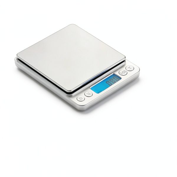 2 Pack Digital Gram Scale 500g/0.01g, Portable Jewelry Food Scale with 20g Calibration Weight Accessories, Tweezers, LCD Display High Precision Kitchen Multifunctional Stainless Steel-4