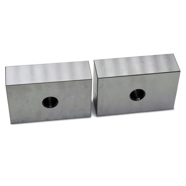 1 x 2 x 3 blocks 1/2 Hole Matched Pair V Block TJHSM Precision Steel-2