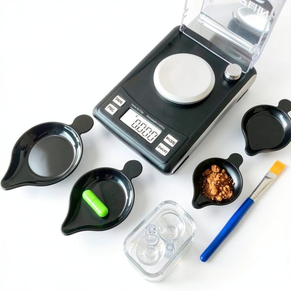 Milligram Scale TOPWEIGH Kit with Capsule Tool, Size 0, 50g, 0.001g-4