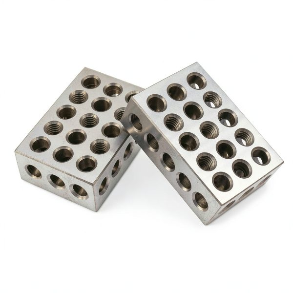 1-2-3 Blocks Set Matched Pair 23 Hole Hardened Steel 1x2x3 by Nakkaa-4
