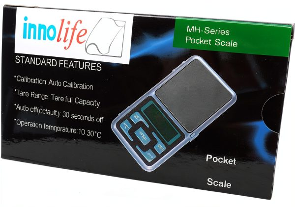 High Accuracy Mini Pocket Scale INNOLIFE 100g/0.01g Blue LCD-2