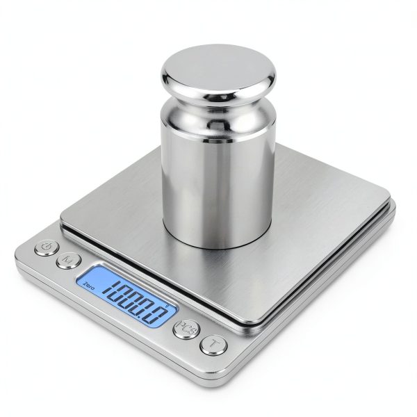 Calibration Weights 2pcs 1000g Steel Chrome by MUKCHAP–Rust‑Resistant-5