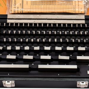 Shars Grade Economy 81 PCS Rectangular Gage Block Set with NIST traceable certificate 303-5311C M-0