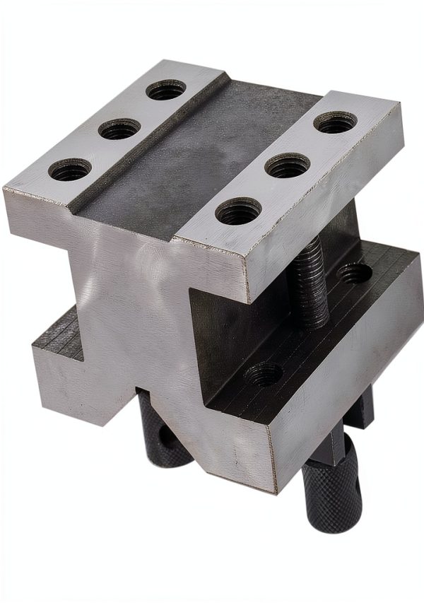 2-3/8In x 2-3/8In x 2In Multi-Use V-Block and Clamp Machinist Set with Box, Hardened Steel-3