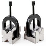 Grizzly Industrial H5608 - V-Block Pair w/Clamps 1-5/8"-0