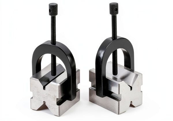 Grizzly Industrial H5608 - V-Block Pair w/Clamps 1-5/8"-0