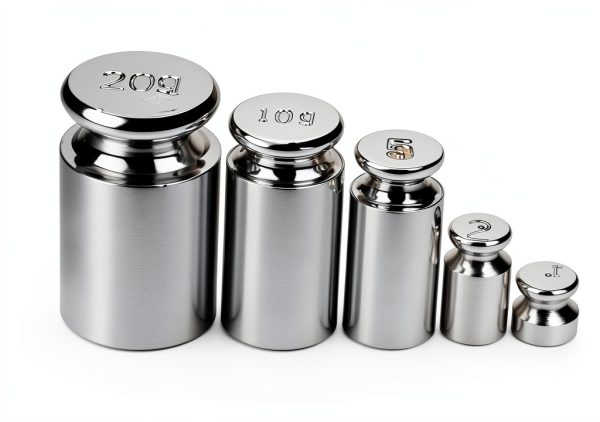 I-MART 5PCs Calibration Weights Set 1g 2g 5g 10g 20g Premium Steel Chrome Small Weights for Digital Scale Balance Jewelry Kitchen Craft Precision Scale Calibration Weight Set-0