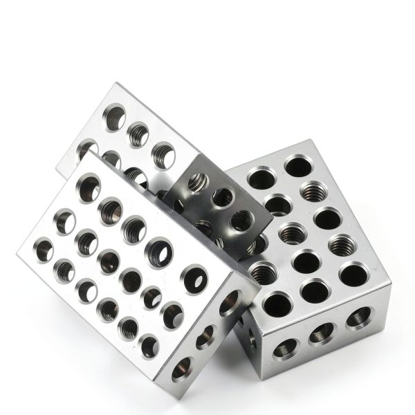 123 Blocks 23 Holes 1 2 3 Block Within .0002" Tolerances 3-2-1 Blocks Set Used for Calibrating Equipment-3