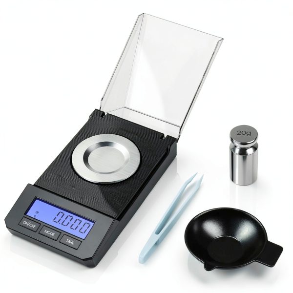 Milligram Scale 50g 0.001g Precision Portable Jewelry Scale Weigh Gram-0