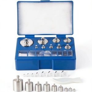 Calibration Weights 17pcs DDZ Stainless Steel Precision Kit for Scales-0