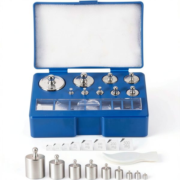 Calibration Weights 17pcs DDZ Stainless Steel Precision Kit for Scales-0