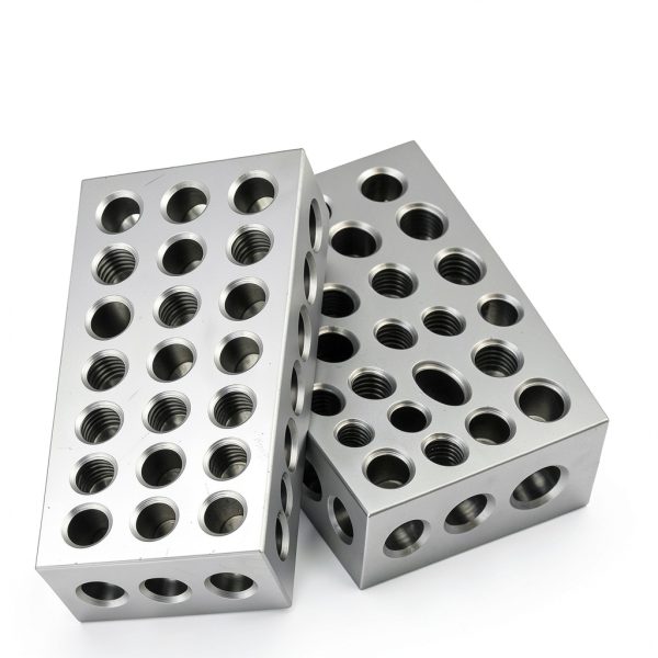123 Blocks 23 Holes 1 2 3 Block Within .0002" Tolerances 3-2-1 Blocks Set Used for Calibrating Equipment-1
