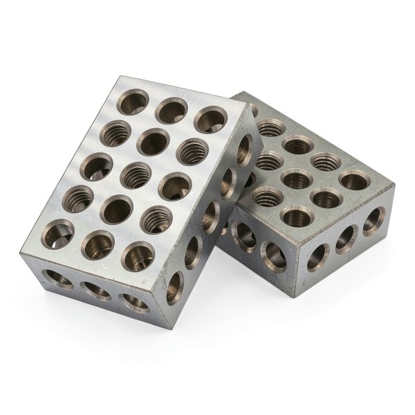 123 Blocks 23 Holes 1 2 3 Block Within .0002" Tolerances 3-2-1 Blocks Set Used for Calibrating Equipment-5