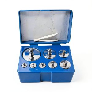 Calibration Weight Set 1000g Case and Tweezers by HFS M2 Class 8pcs-0